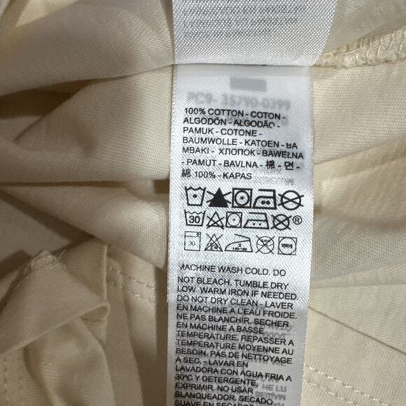 Levi's Womens Perfect Logo Short-Sleeve T-Shirt Top Plus Size 3X Beige Tee - Picture 10 of 11